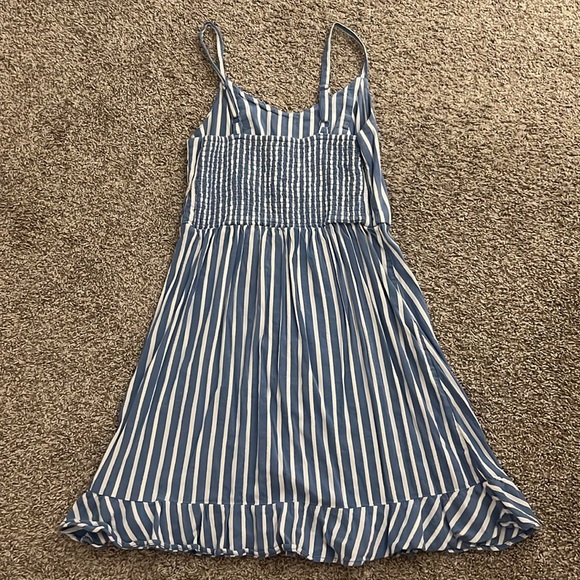 Old Navy Blue and White Striped Dress - Picture 2 of 5